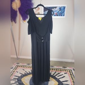 Summer Goth Cotton Maxi Dress L XL